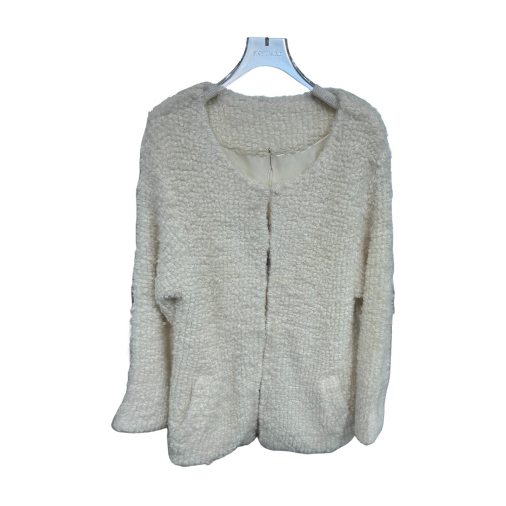 WOMEN'S WOVEN TEDDY CARDIGAN – Custom Sweaters | R017