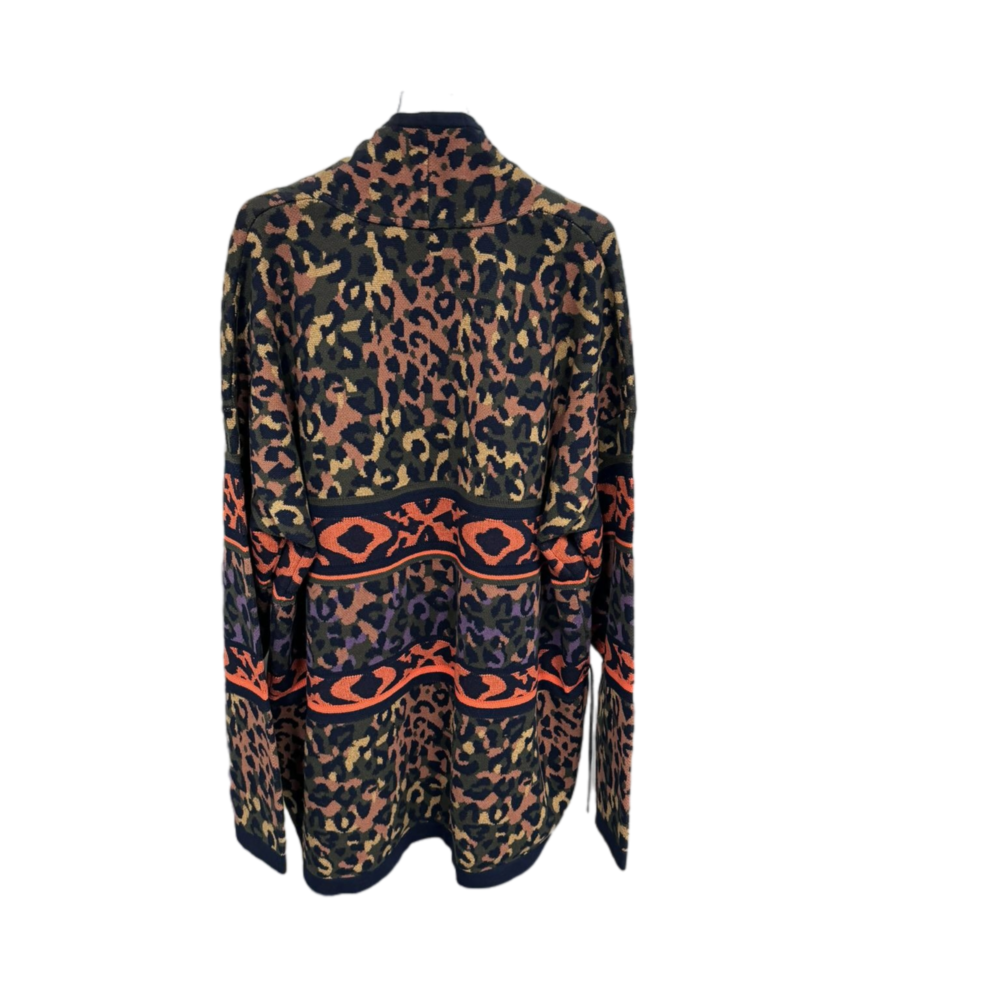 WOMEN'S KNIT CAMO CARDIGAN – Custom Sweaters | R018 - Image 2