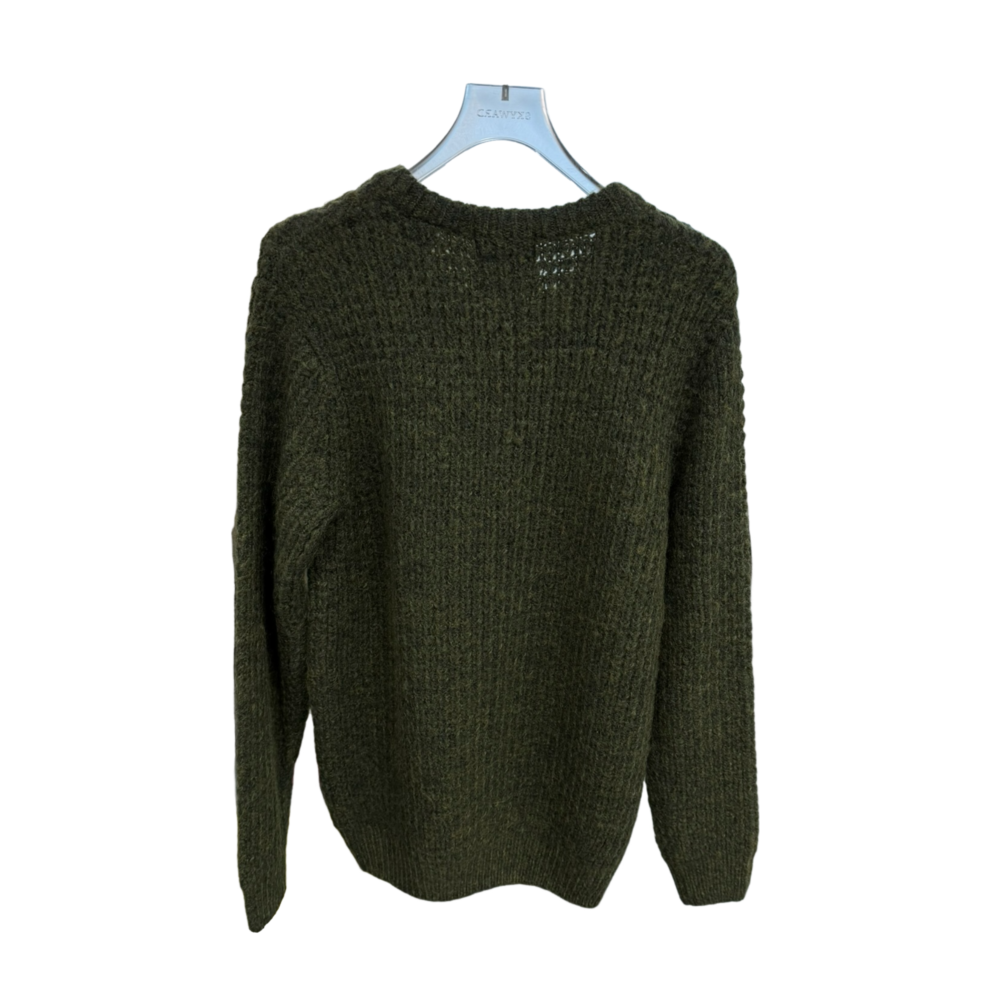 MEN'S KNIT CREW NECK SWEATER – Custom Sweaters | R019 - Image 2