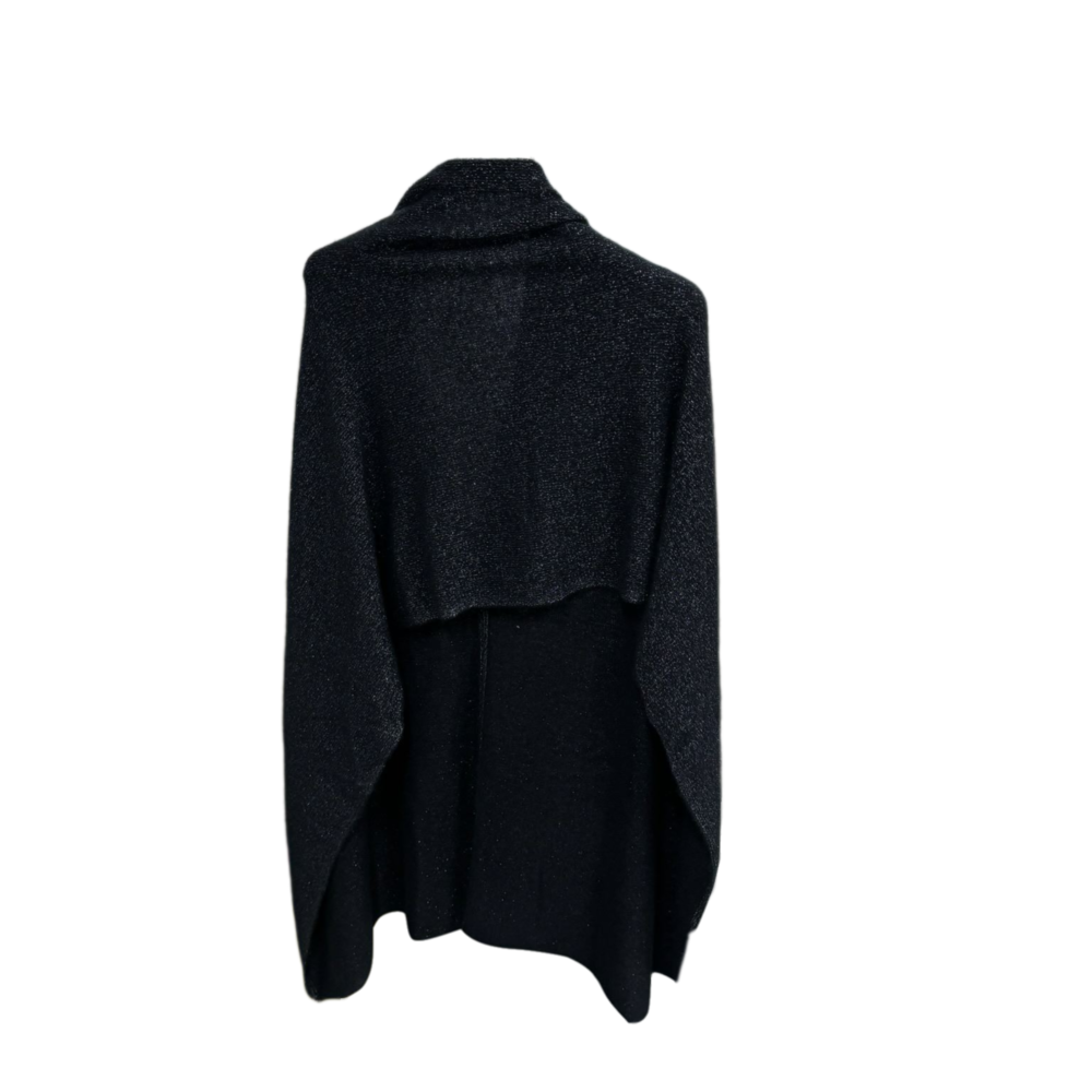 WOMEN'S KNIT PONCHO SCARF – Custom Sweaters | R048 - Image 2