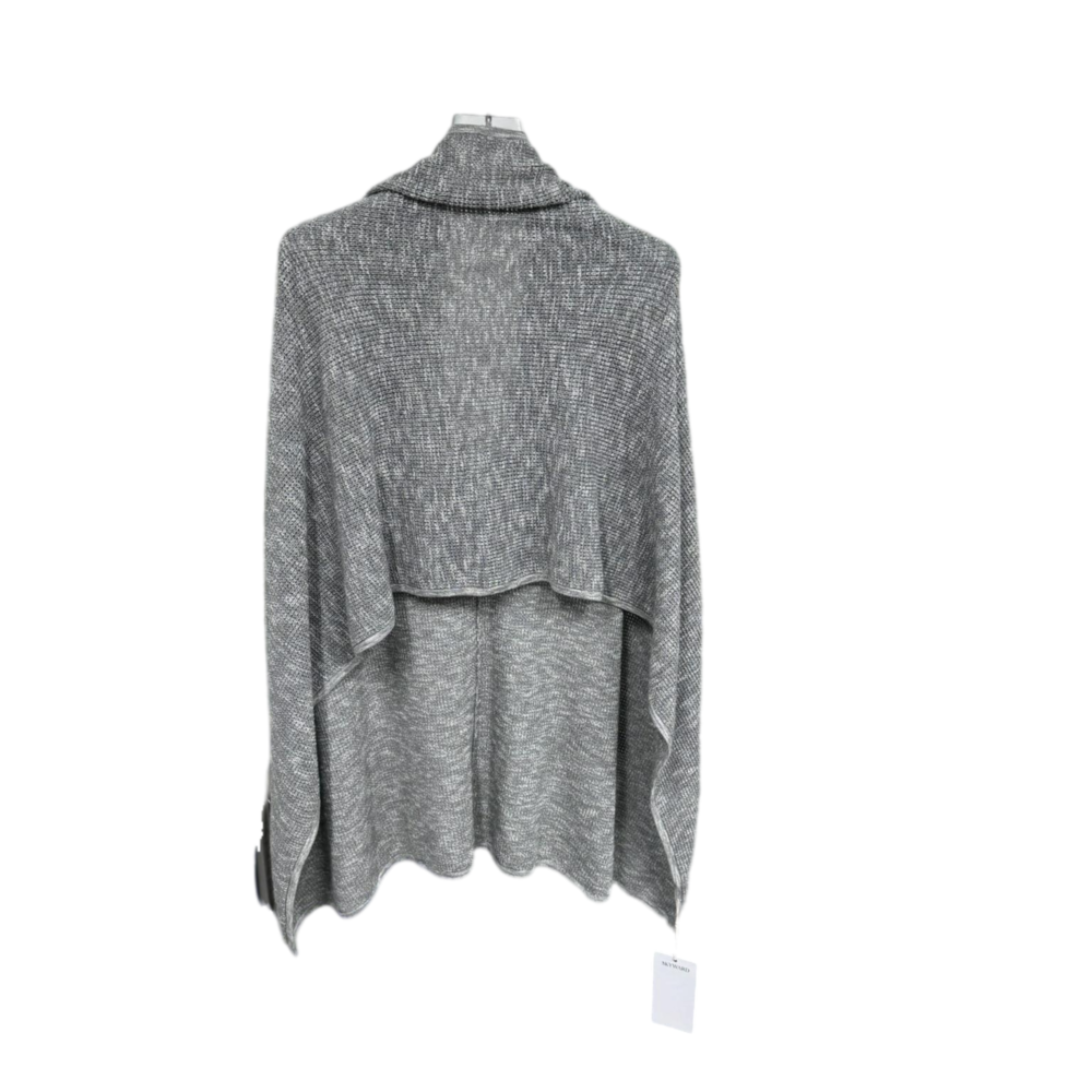 WOMEN'S KNIT PONCHO SCARF – Custom Sweaters | R049 - Image 2
