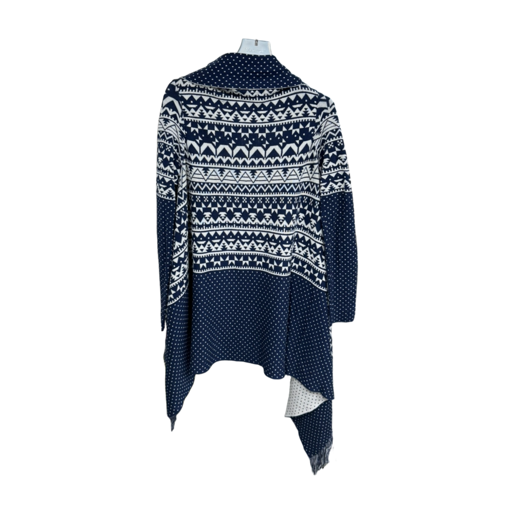 WOMEN'S KNIT FRINGED CARDIGAN – Custom Sweaters | R076 - Image 2