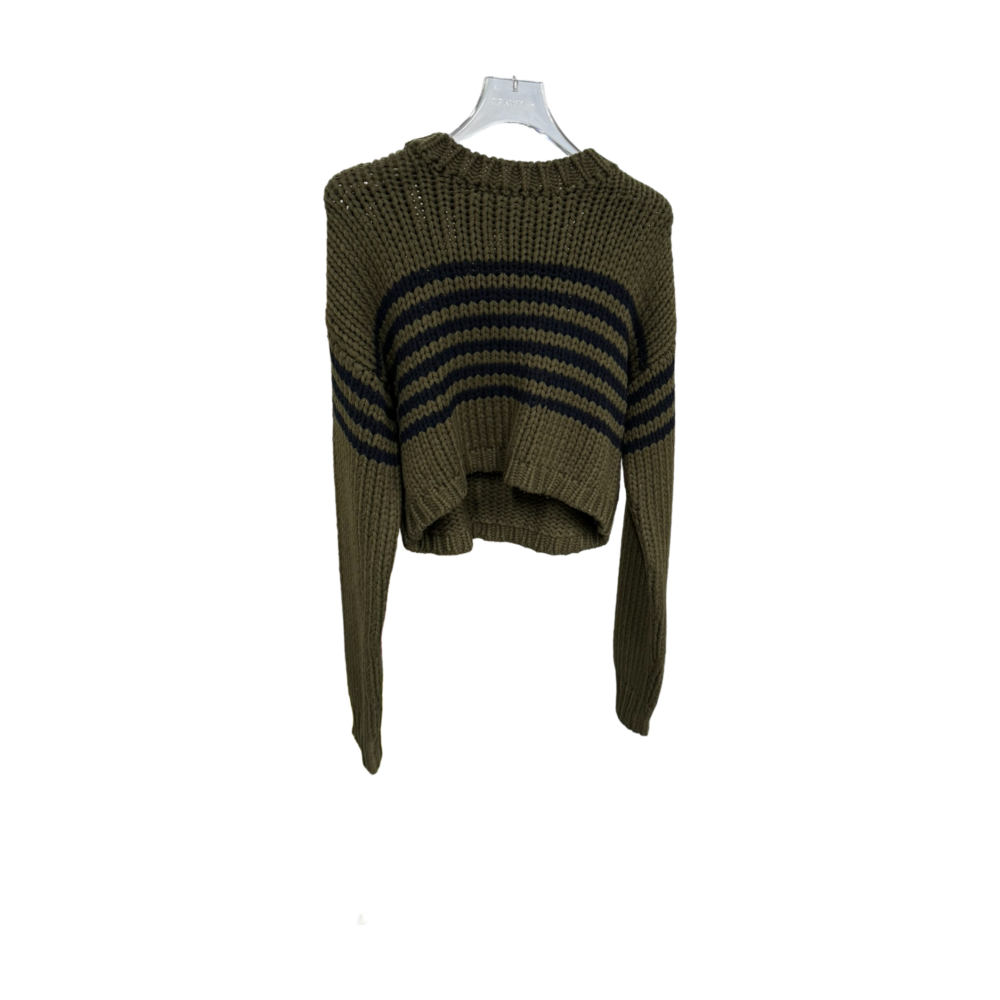 WOMEN'S KNIT CREW NECK SWEATER – Custom Sweaters | R090 - Image 2