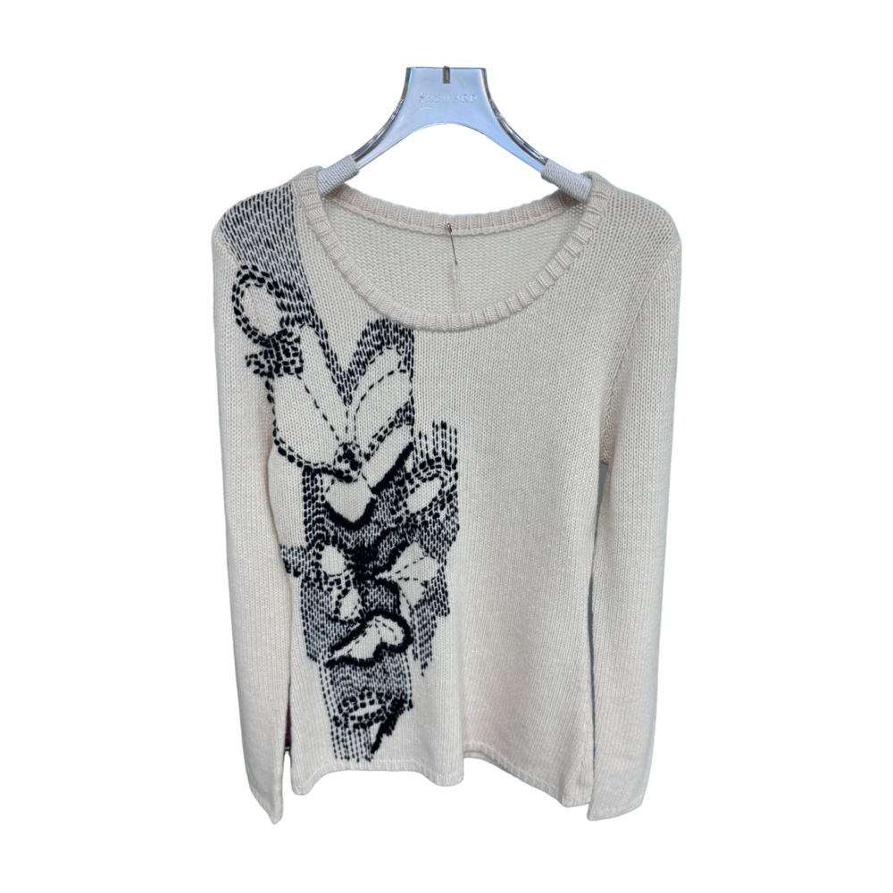 WOMEN'S KNIT CREW NECK SWEATER– Custom Sweaters | R145