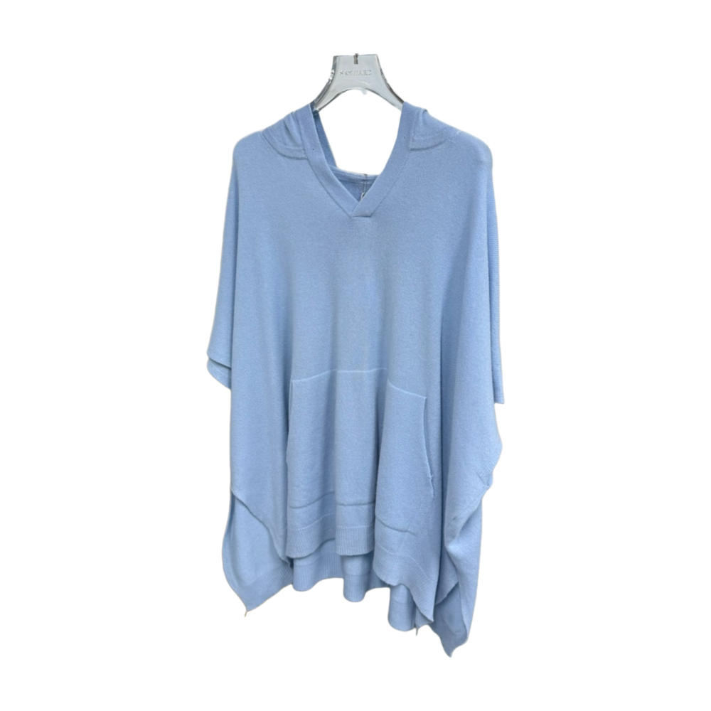 WOMEN'S HOODED KNIT CAPE – Custom Sweaters | R172