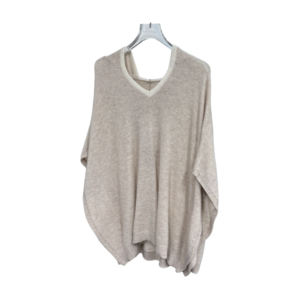 WOMEN'S HOODED KNIT CAPE – Custom Sweaters | R173