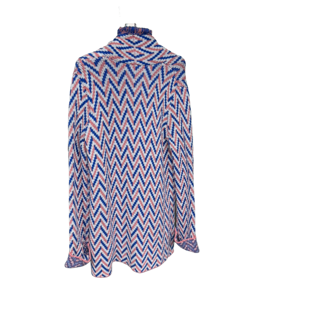 WOMEN'S KNIT FRINGED CARDIGAN – Custom Sweaters | R178 - Image 2