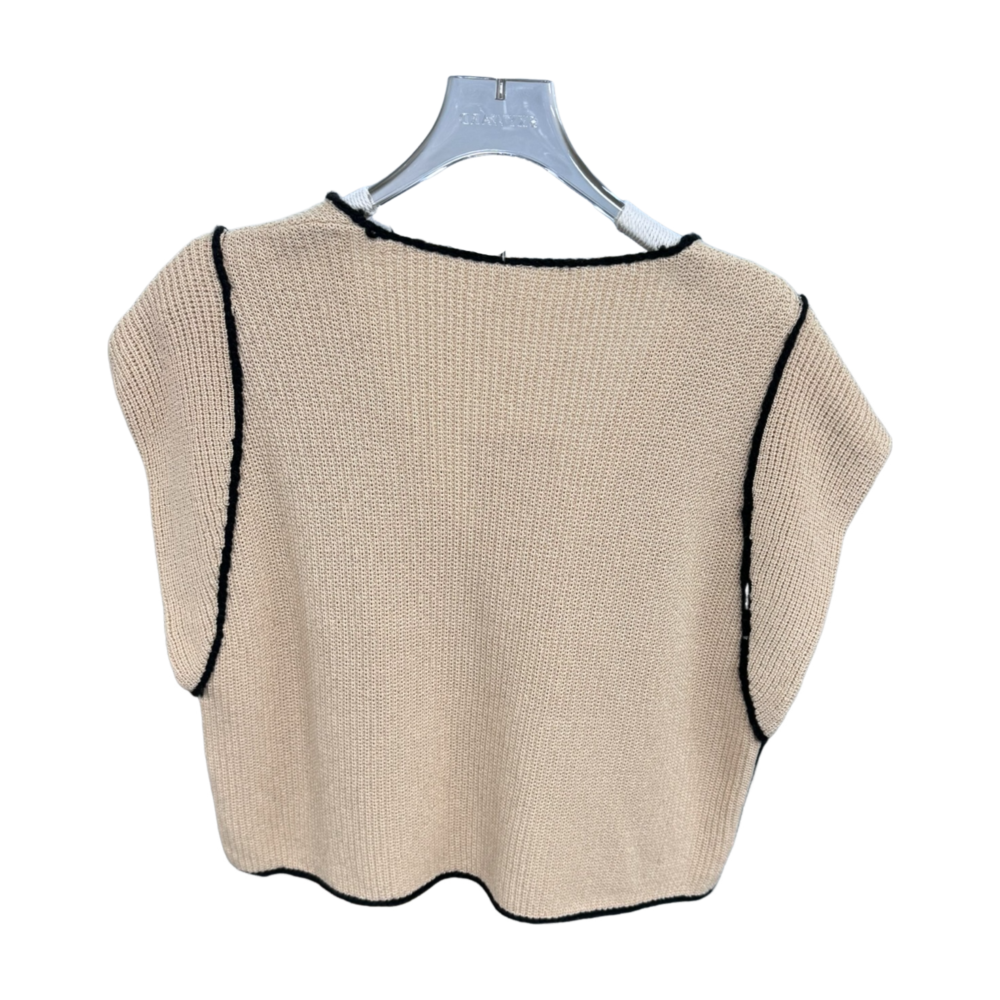 WOMEN'S KNIT VEST– Custom Sweaters | R181 - Image 2