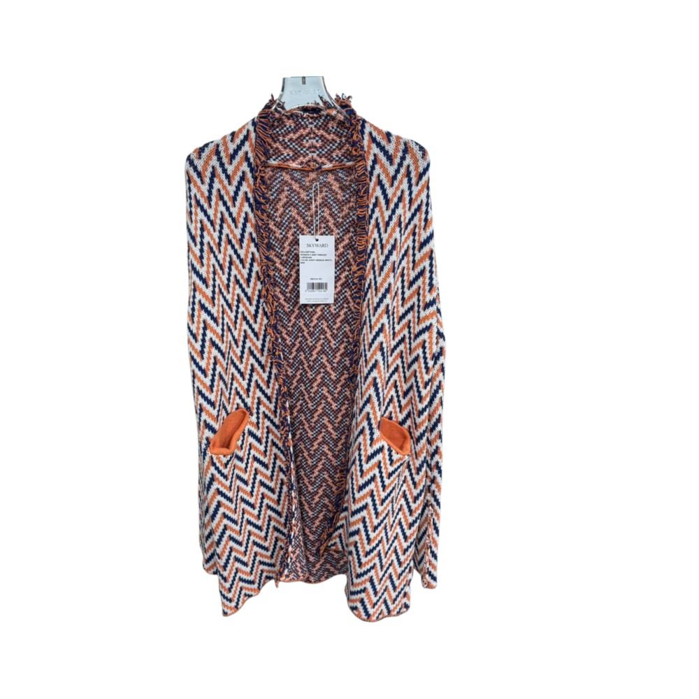 WOMEN'S KNIT FRINGED CARDIGAN – Custom Sweaters | R201