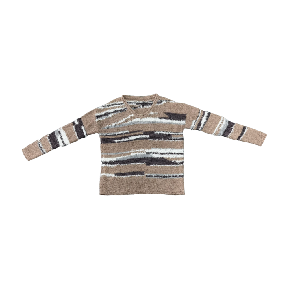 WOMEN'S KNIT V-NECK SWEATER – Custom Sweaters | R240