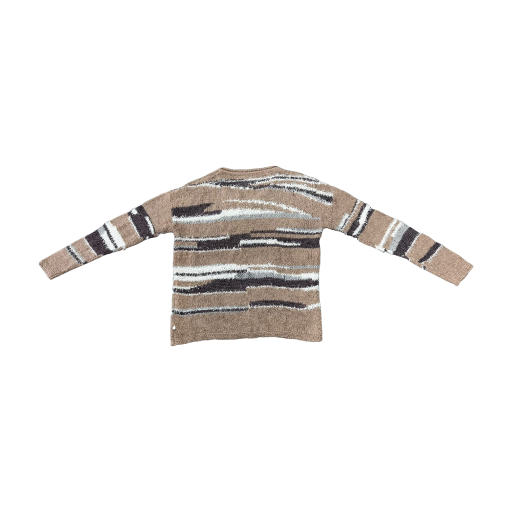 WOMEN'S KNIT V-NECK SWEATER – Custom Sweaters | R240 - Image 2