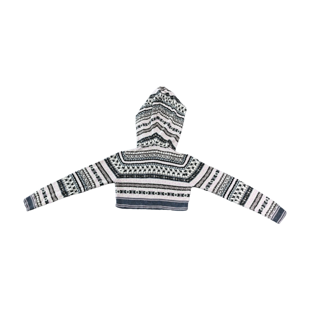 WOMEN'S KNIT HOODED PULLOVER – Custom Sweaters | R273 - Image 2