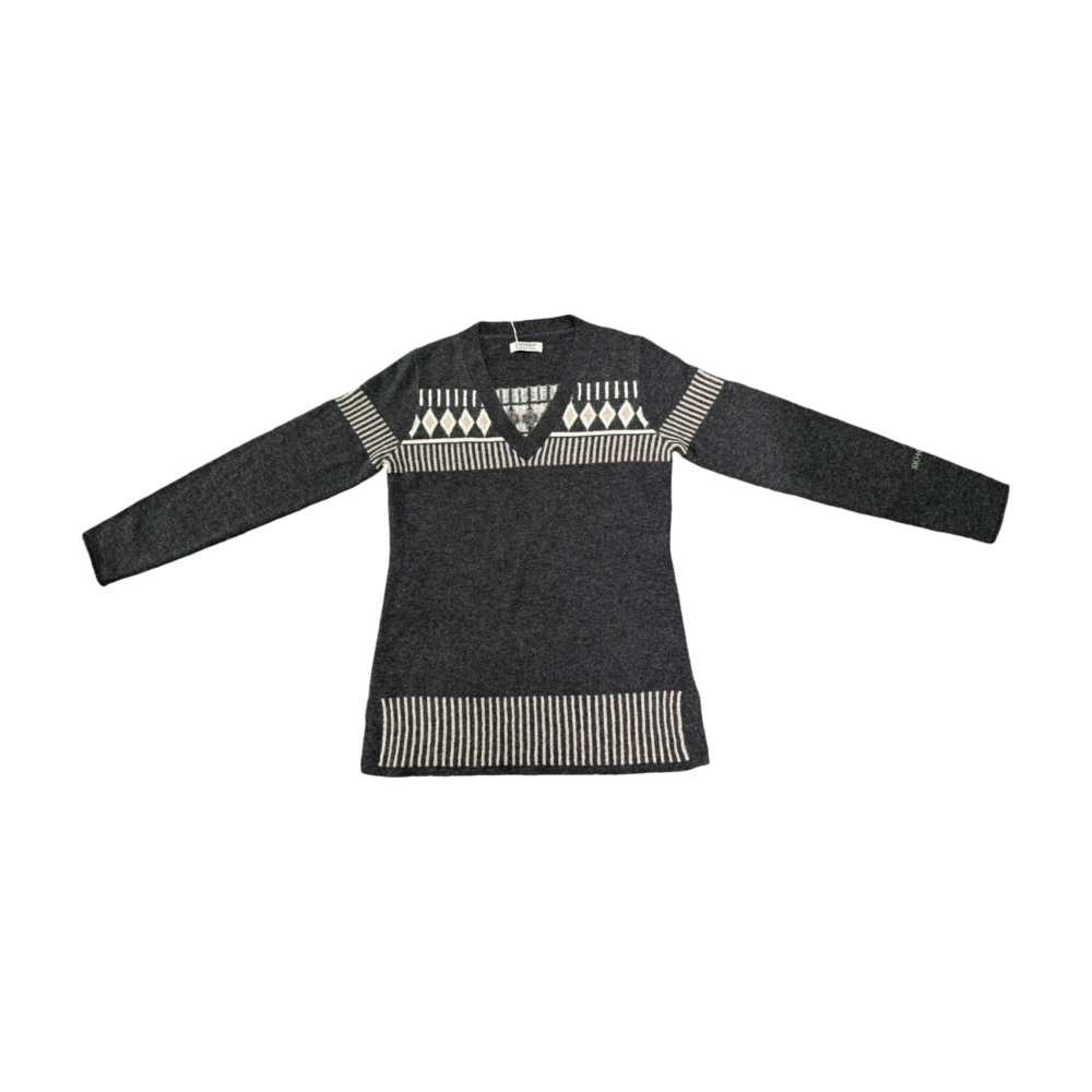 WOMEN'S KNIT V-NECK SWEATER – Custom Sweaters | R336