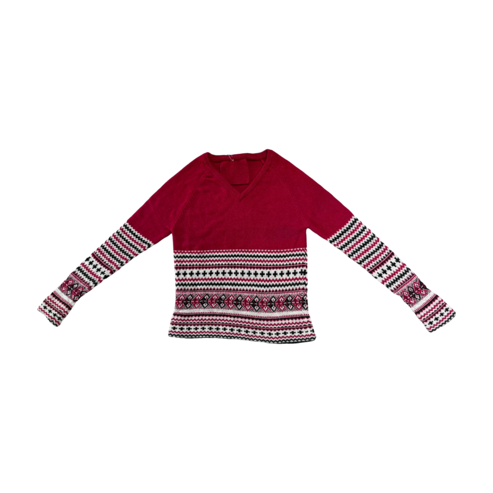 WOMEN'S KNIT V-NECK SWEATER – Custom Sweaters | R359