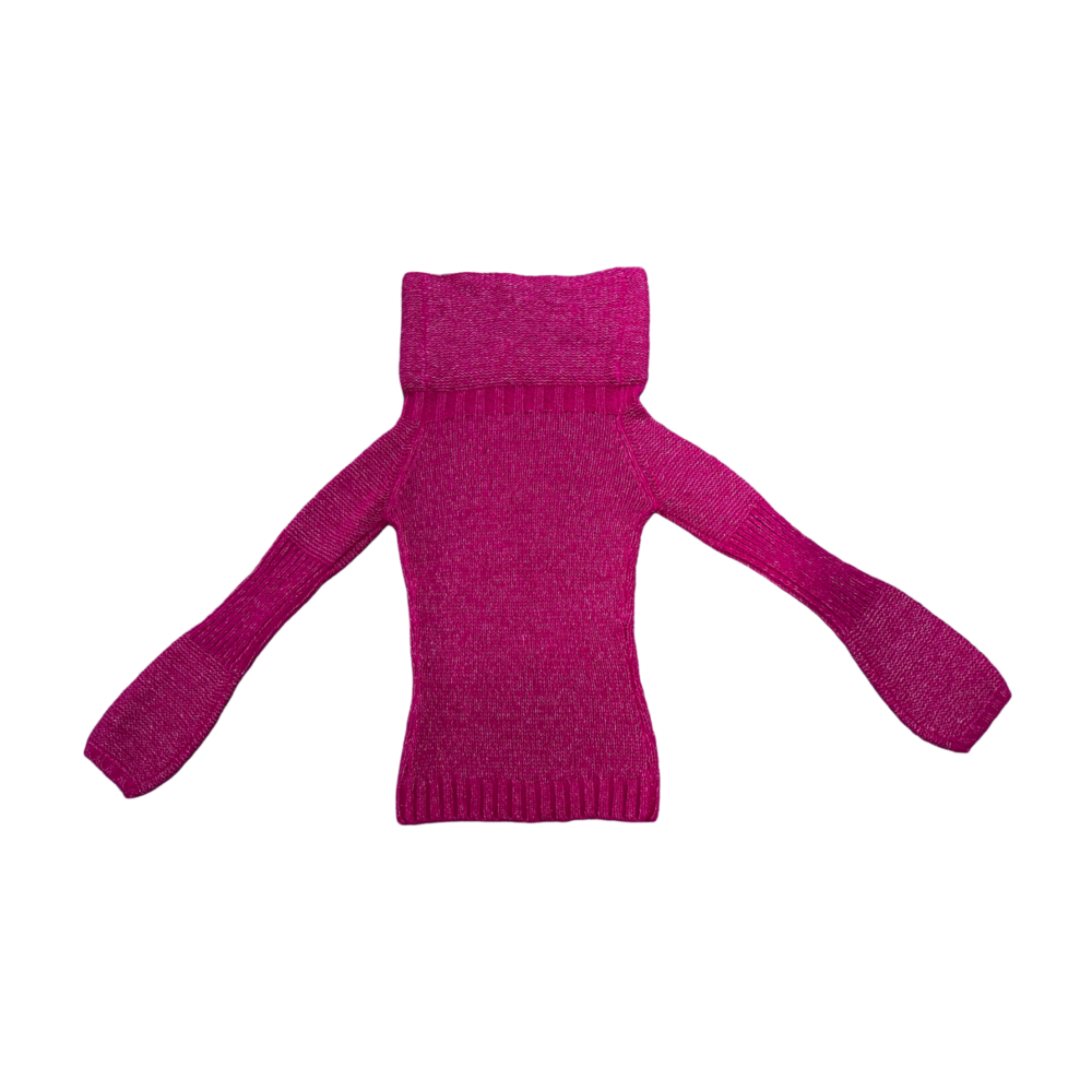 WOMEN'S KNIT PULLOVER – Custom Sweaters | R374 - Image 2