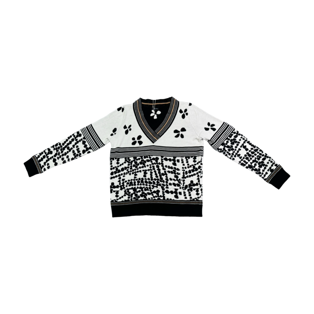 WOMEN'S KNIT V-NECK SWEATER – Custom Sweaters | R422