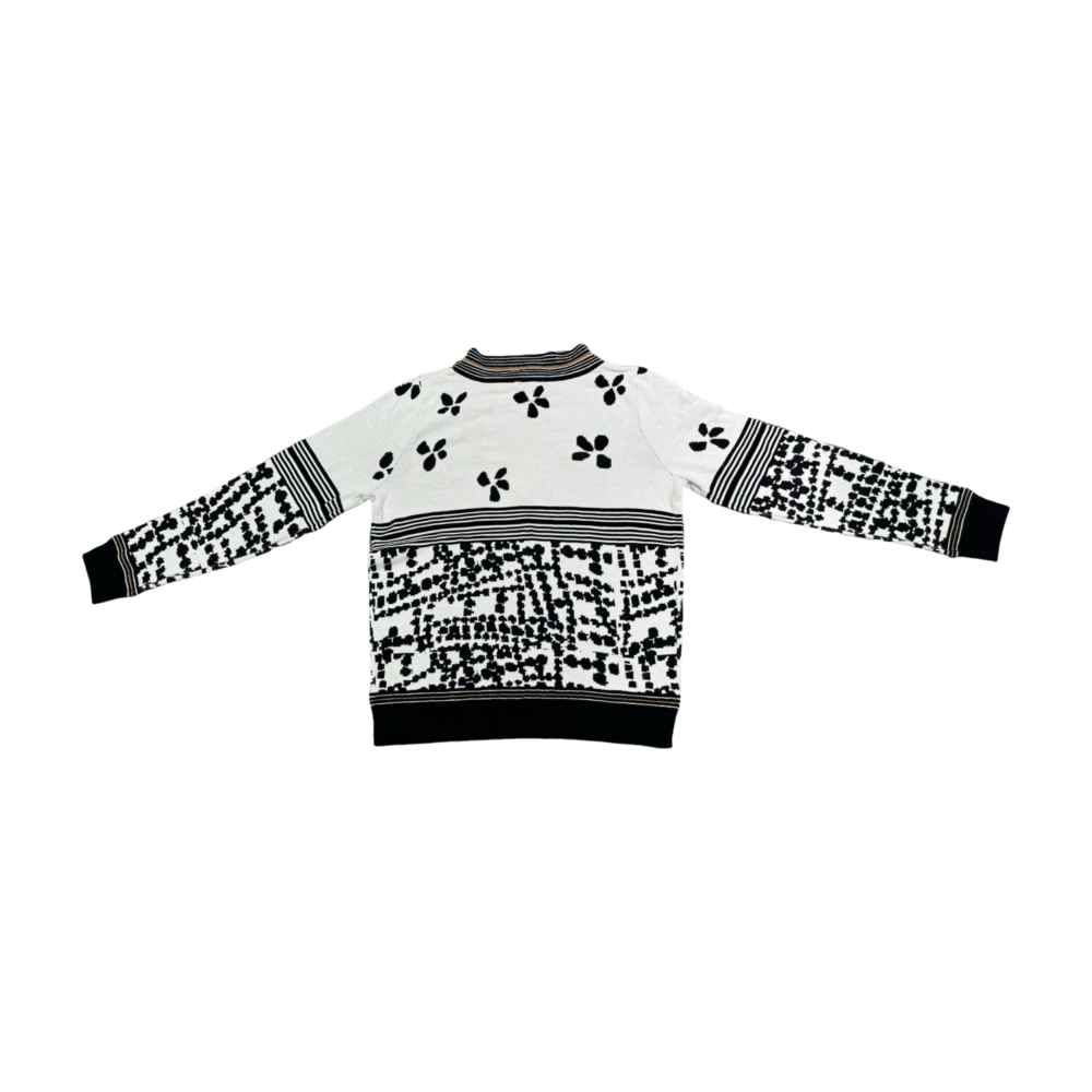 WOMEN'S KNIT V-NECK SWEATER – Custom Sweaters | R422 - Image 2