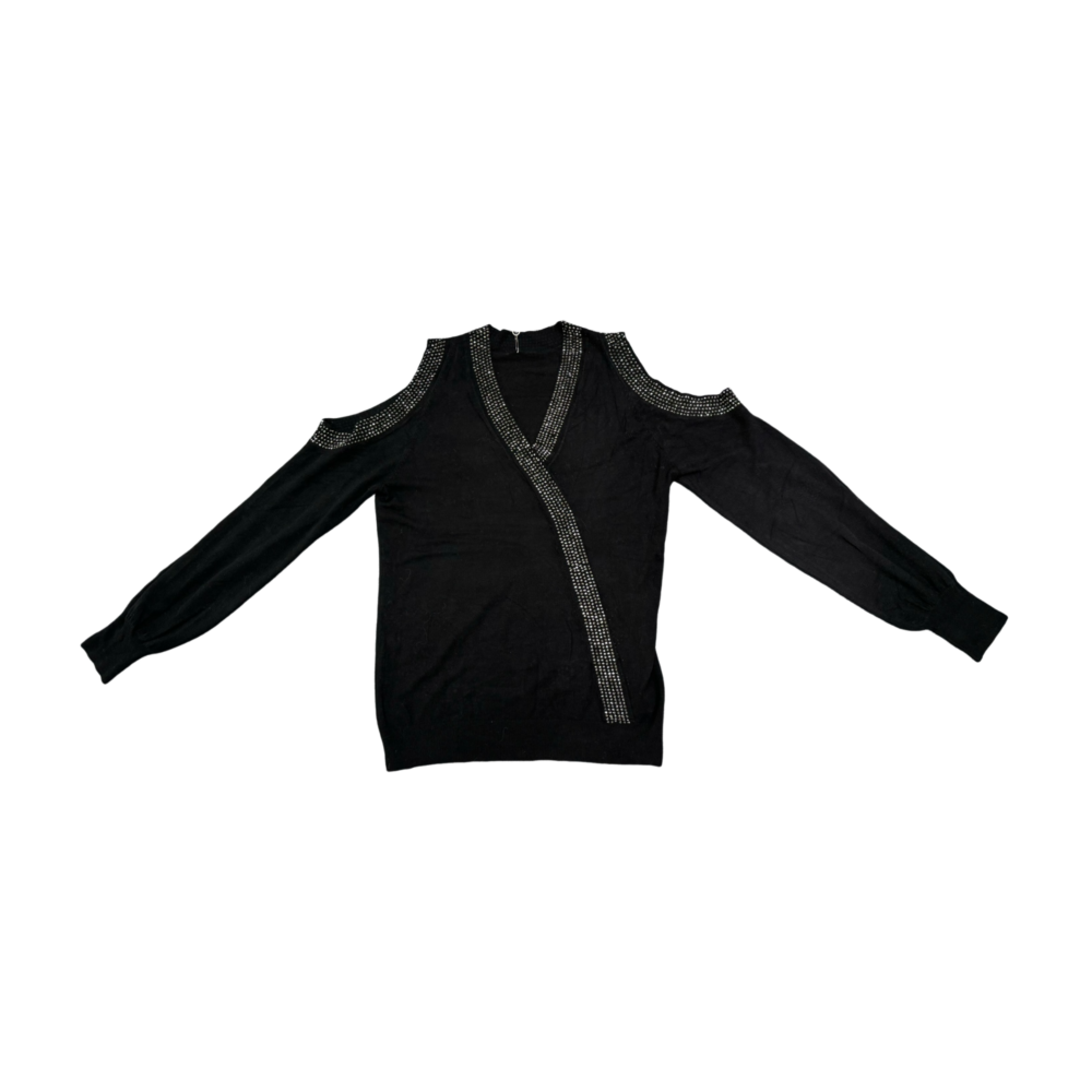 WOMEN'S KNIT V-NECK SWEATER – Custom Sweaters | R440