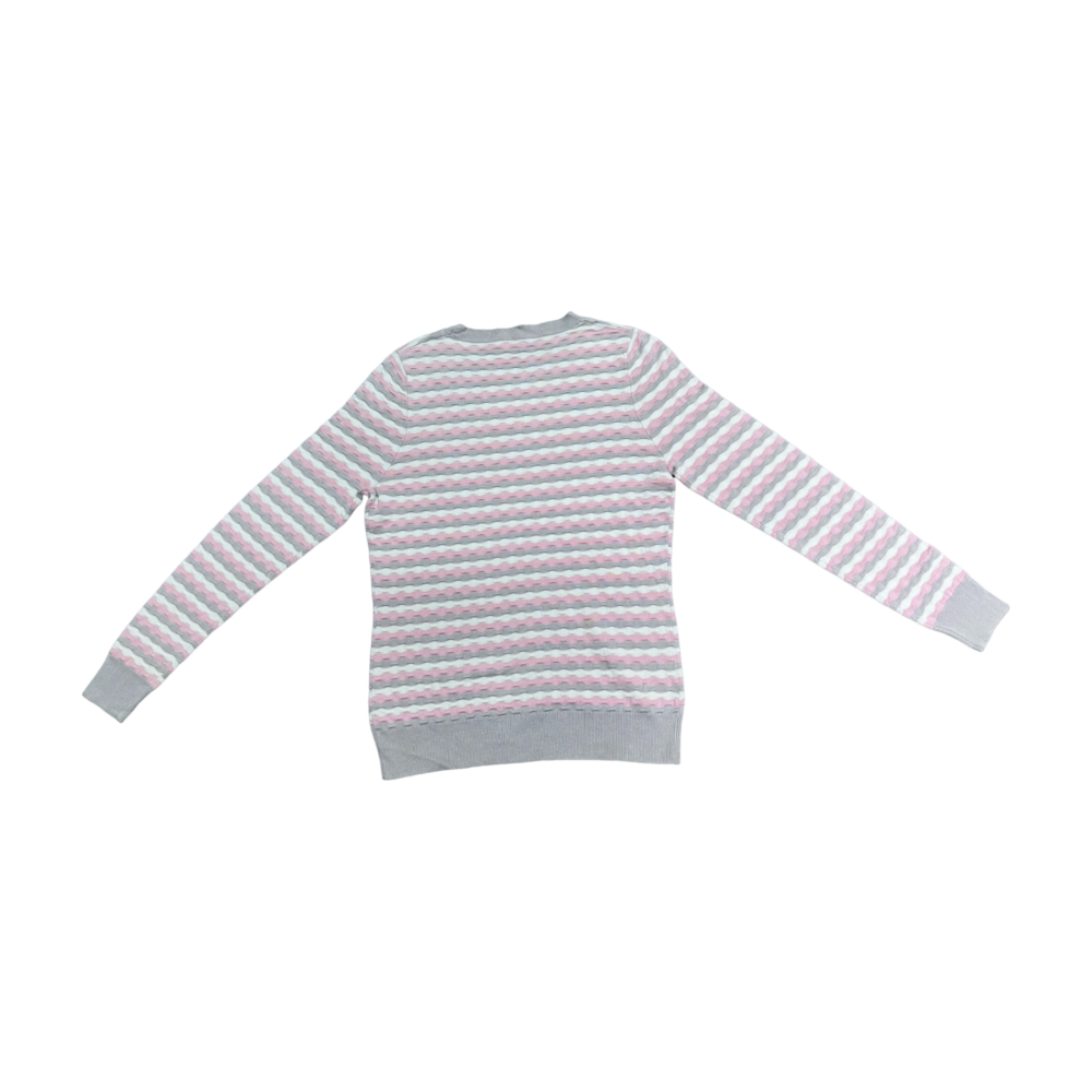 WOMEN'S KNIT CREW NECK SWEATER – Custom Sweaters | R443 - Image 2