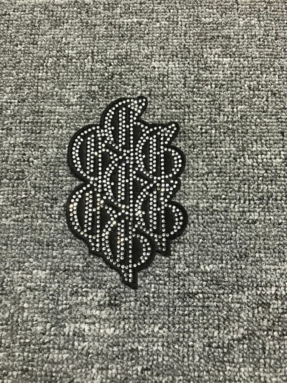Silver Studded Patch R117 – Custom Embroidery Patches for Streetwear Brands
