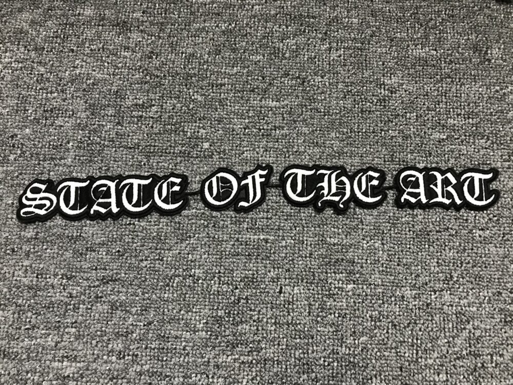 White Puff Patch R133 – Custom Embroidery Patches for Streetwear Brands
