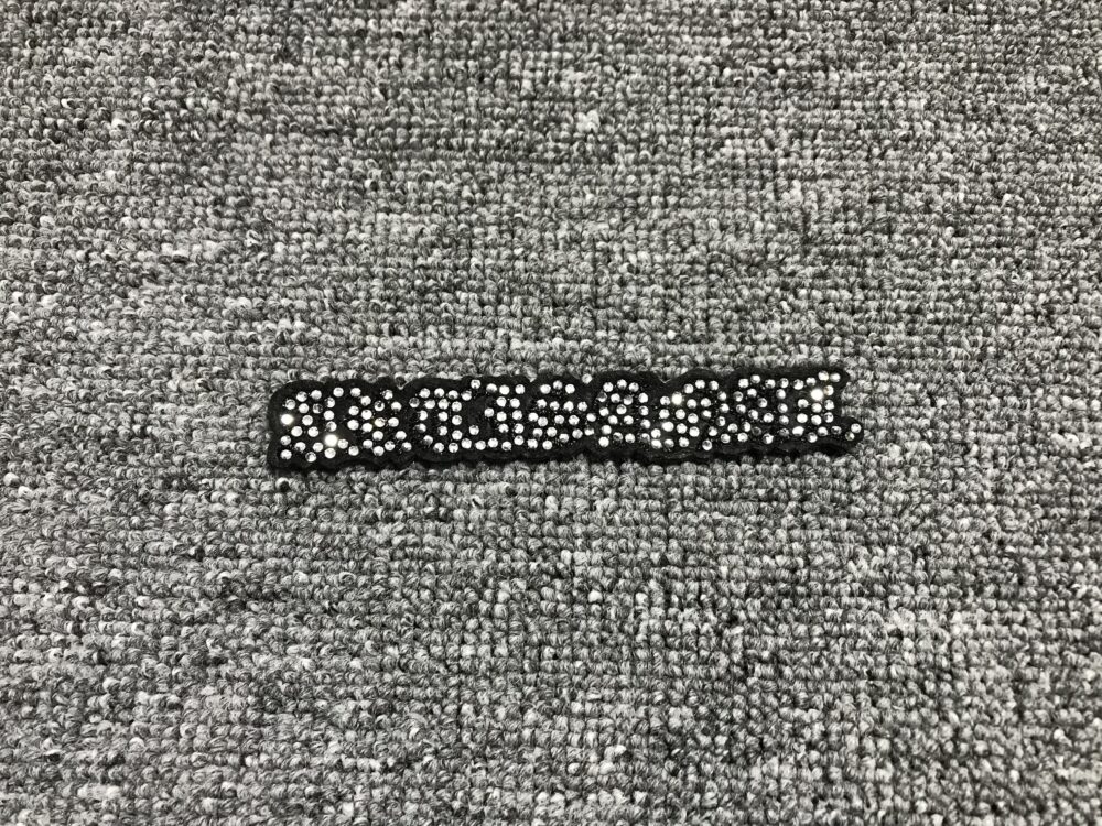 Silver Studded Patch R137 – Custom Embroidery Patches for Streetwear Brands