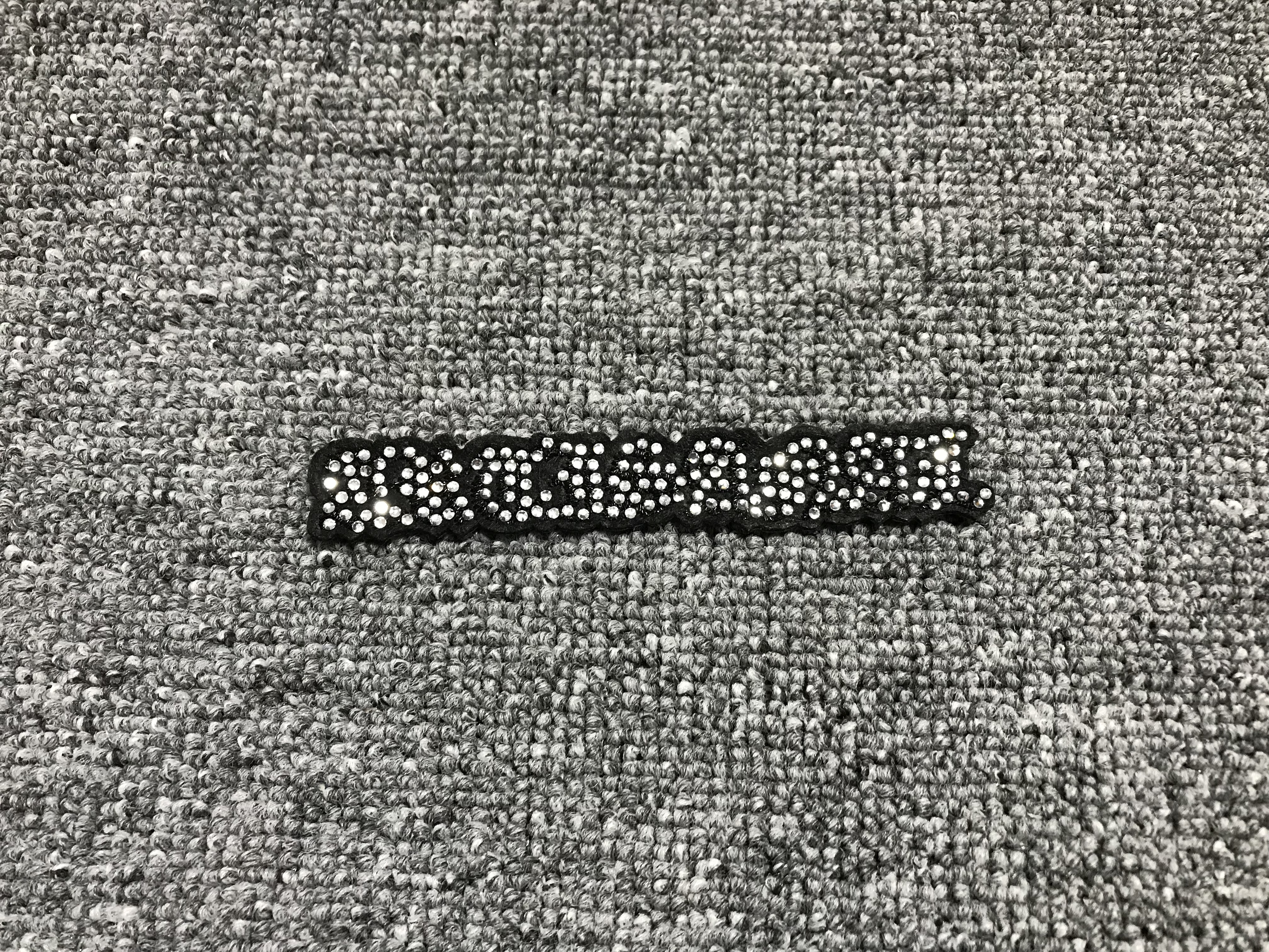 studded patch streetwear trim reference front view