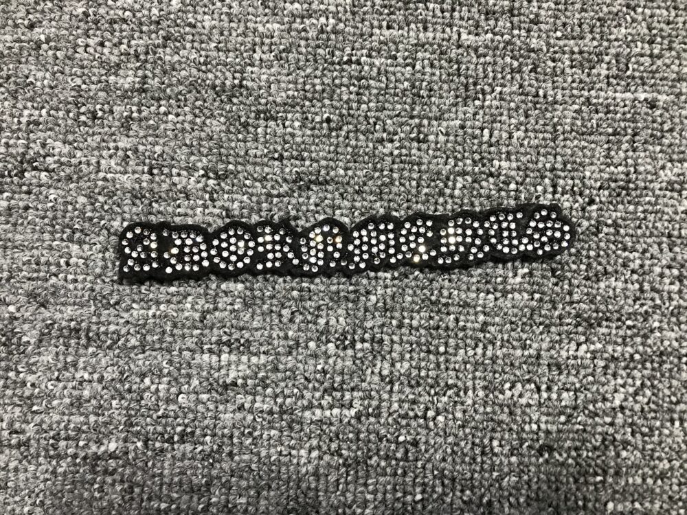 Silver Studded Patch R142 – Custom Embroidery Patches for Streetwear Brands