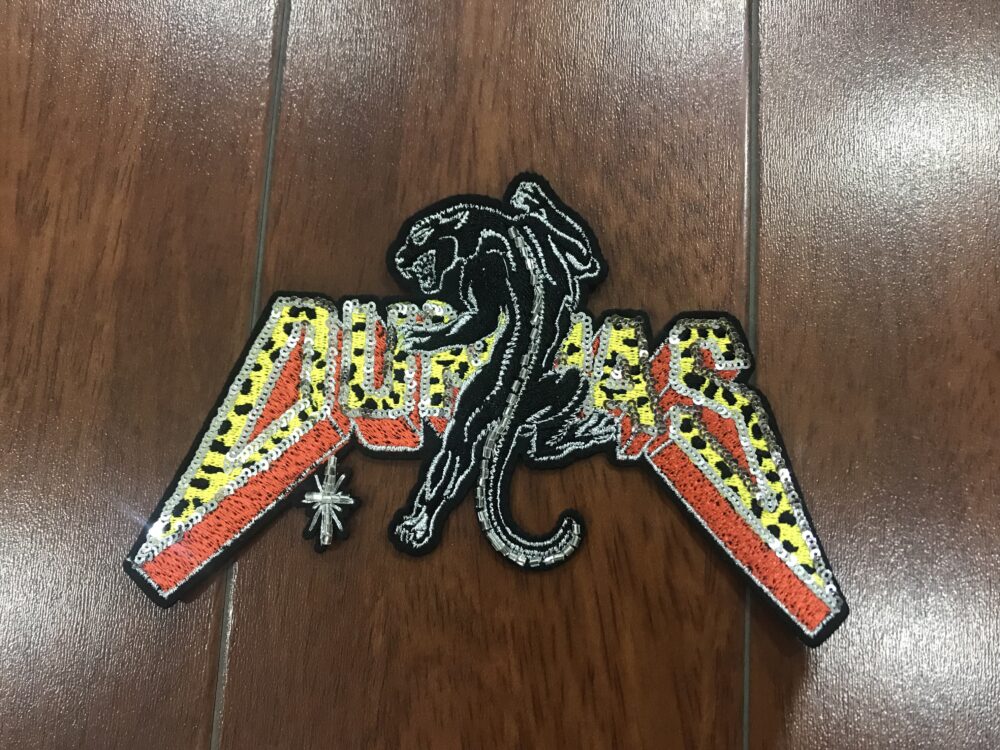 Panther Characteristic Patch R178 – Custom Embroidery Patches for Streetwear Brands