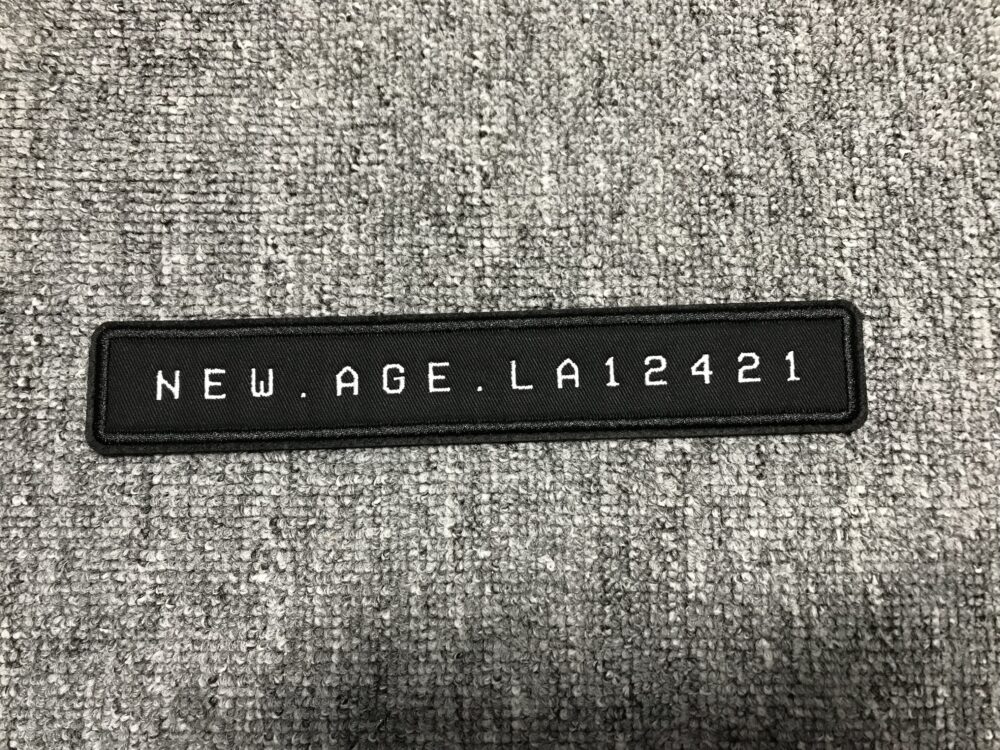 Characteristic Patch R218 – Custom Embroidery Patches for Streetwear Brands