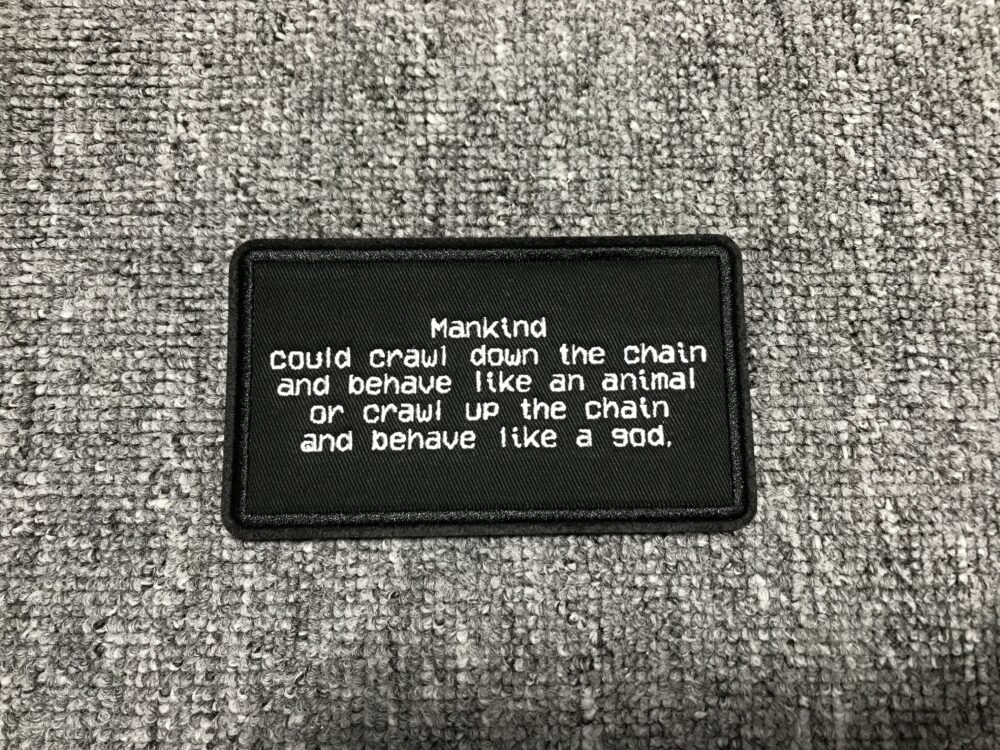 Characteristic Patch R210 – Custom Embroidery Patches for Streetwear Brands