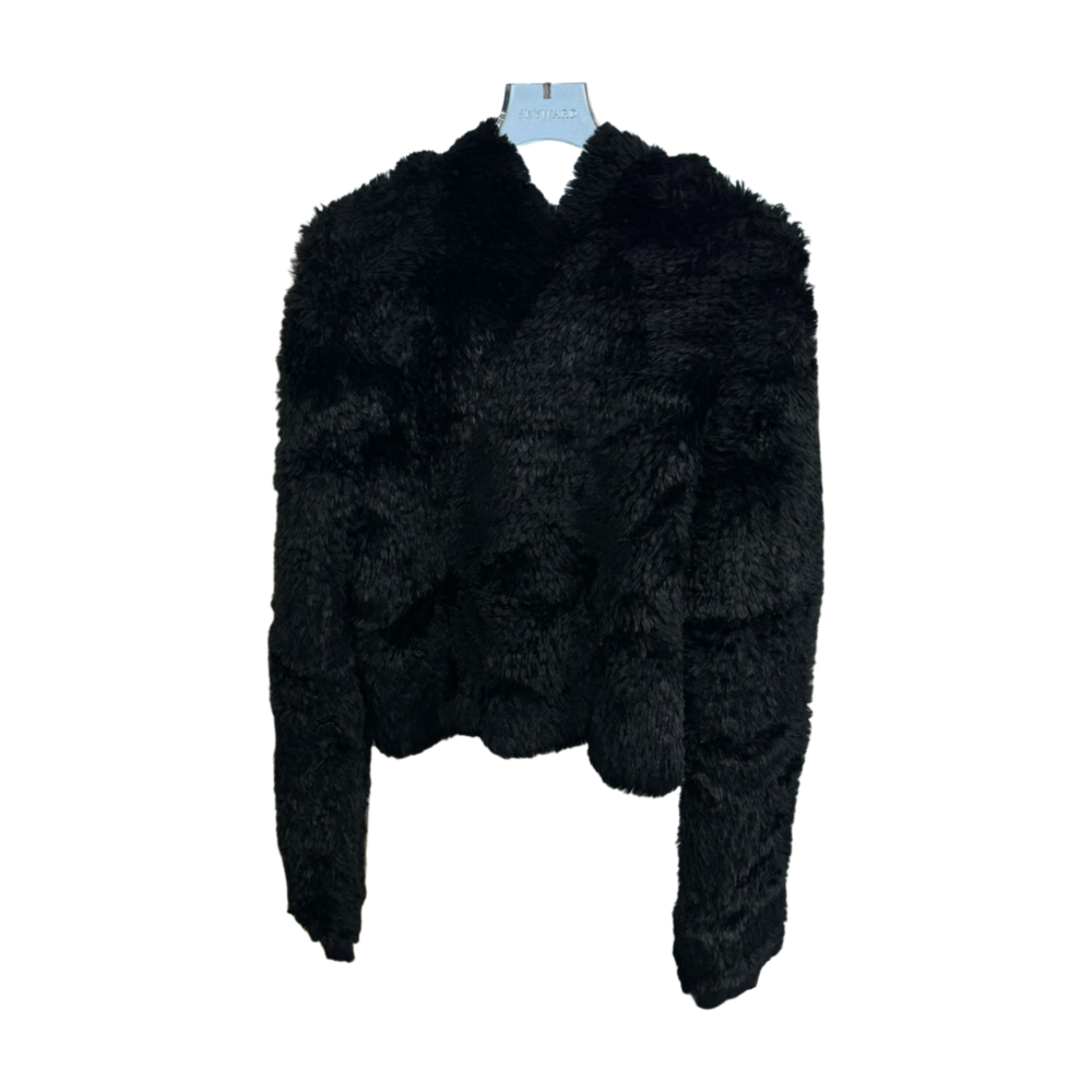 WOMEN'S KNITTED FAUX FUR TOM HOODIE– Custom Apparel for Streetwear Brands | R63