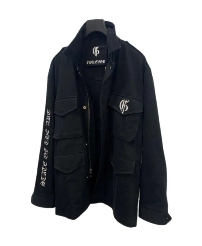 Mens streetwear apparel development woven military jacket reference